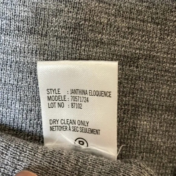 Theory Grey Merino Wool Long Vest size Small - Picture 13 of 13